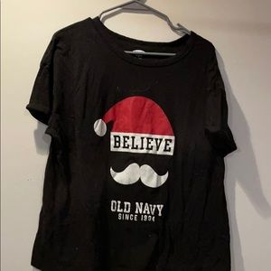 old navy holiday tee